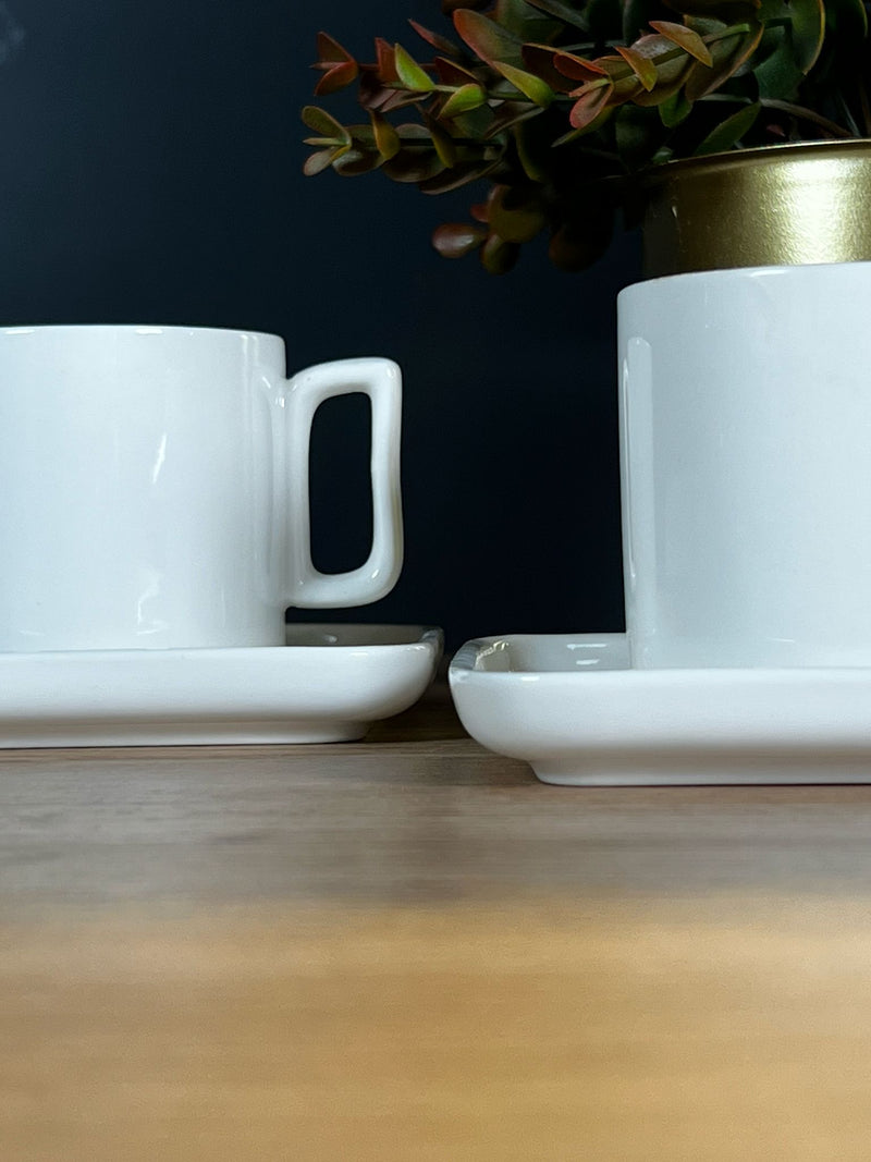 ACAR PURE ROYAL Set von 6 Porzellan Kaffeetassen
