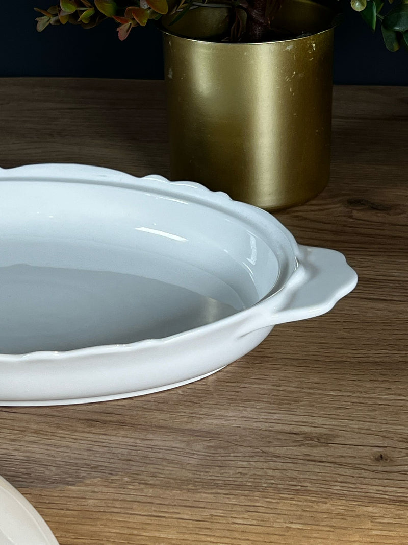 ACAR PURE Lange Salatschüssel aus Porzellan