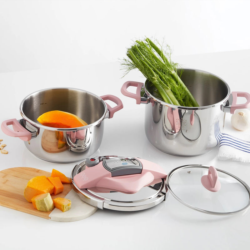 KARACA PERFECT GRAY 4+6 L Set cocotte-minute