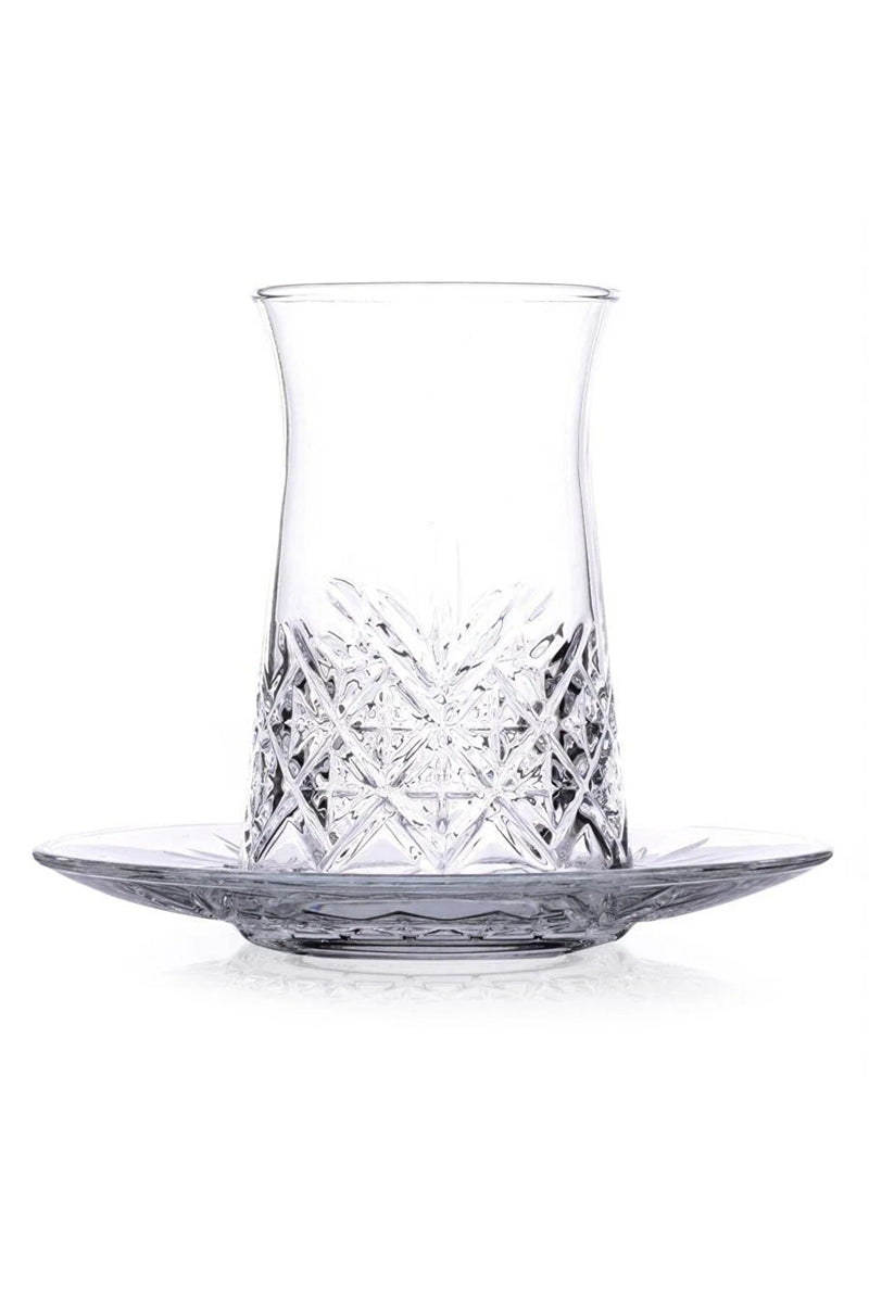 PAŞABAHÇE TIMELESS Set de verres à thé 6 personnes 12 pièces