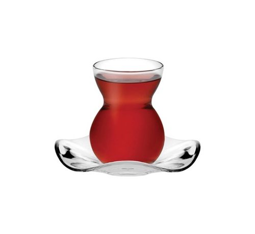 PASABAHCE DANTEL Verres à thé 12 pièces 6 personnes PAŞABAHÇE DANTEL Çay bardağı 12 adet 6 kişilik  PASABAHCE DANTEL Tee-set 12tlg für 6 Personen