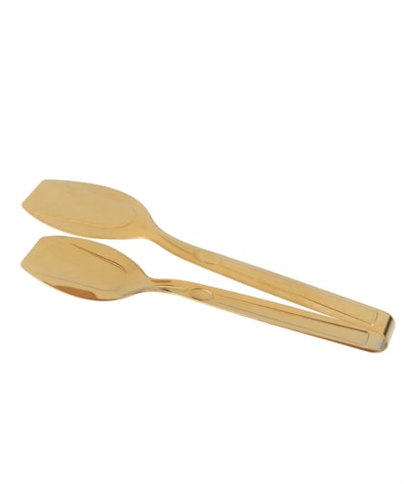 ACAR Spatule pleine dorée en acier inoxydable 24 Cm