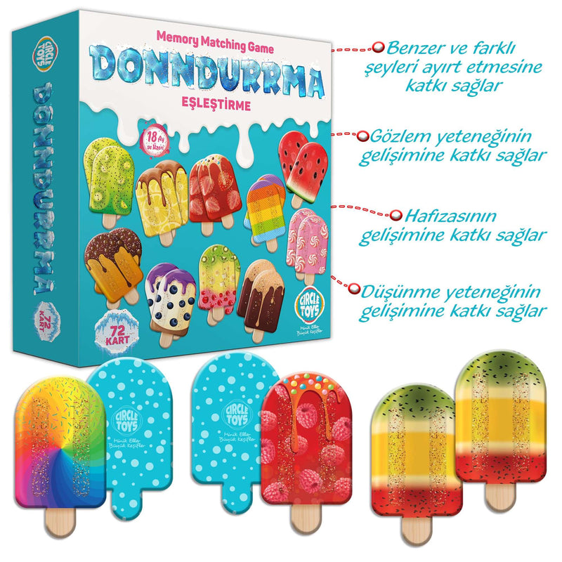 Jeu des Couples version glace Dondurma Eşleştirme Spiel Der Paare Version Eis