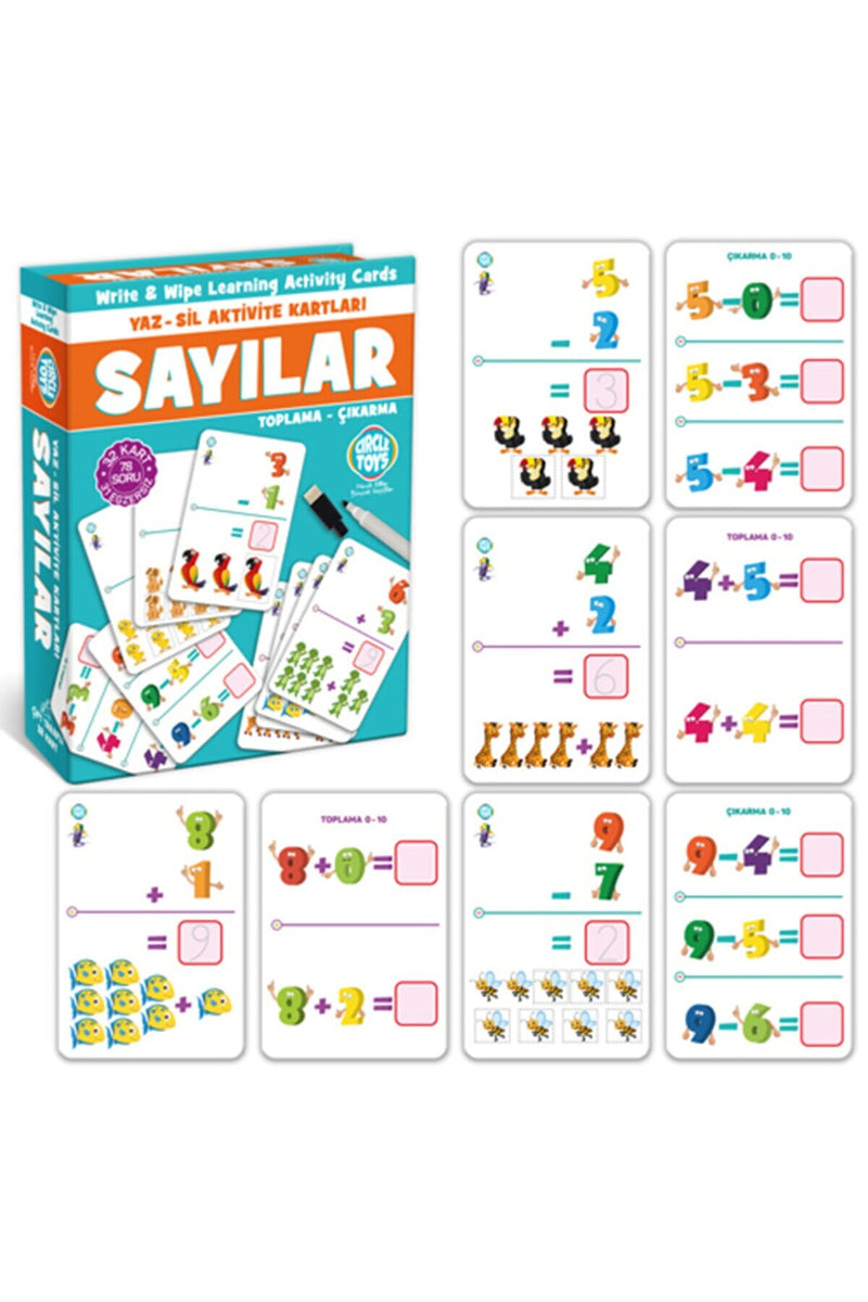 Jeu Écrire-Supprimer des Nombres Yaz-Sil Sayılar Spiel Schreiben-Zahlen Löschen