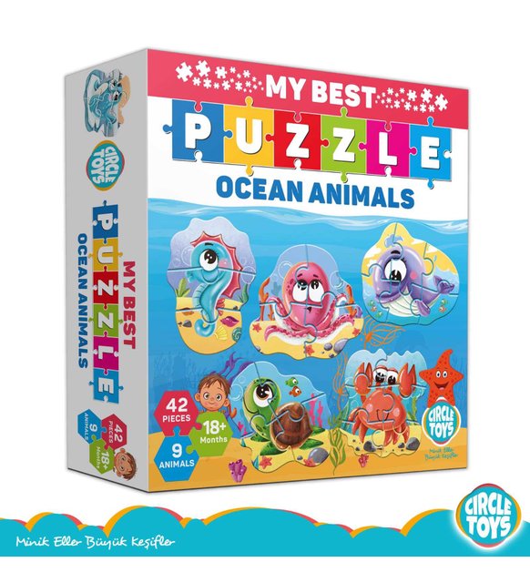 My Best Puzzle version Animaux Marins My Best Puzzle Ocean Animals My Best Puzzle Version Meerestiere