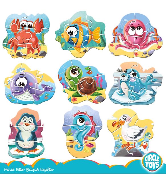 My Best Puzzle version Animaux Marins My Best Puzzle Ocean Animals My Best Puzzle Version Meerestiere