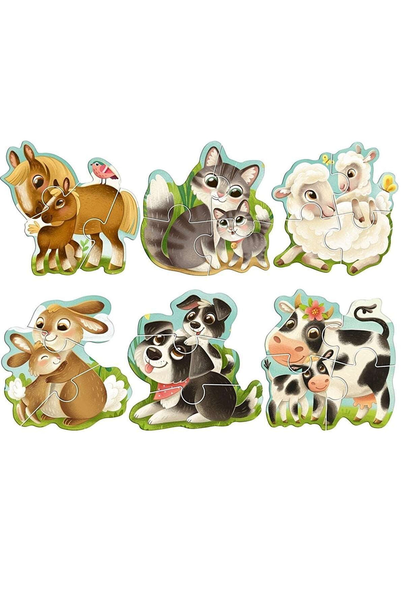 Puzzle Lovely Farm Animals Lovely Puzzle Farm Animals (Çiftlik Hayvanları) Puzzle Schöne Nutztiere Schöne