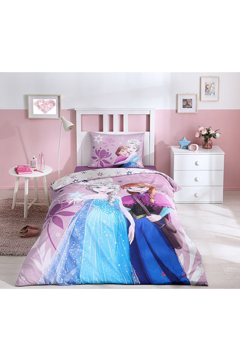 ÖZDILEK FROZEN DISCOVER  Disney Parure de lit renforcé enfant 1 personne ÖZDILEK FROZEN DISCOVER Tek kişilik Disney lisanslı çocuk ranforce nevresim takımı ÖZDILEK FROZEN DISCOVER Disney Kinderbettwäschegarnitur 1 Person 