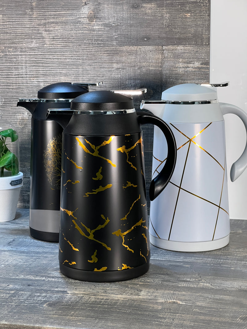 TREND HOME COLLECTION Thermos chic avec motif doré