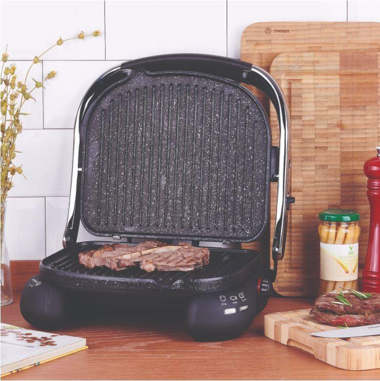 KORKMAZ CASTRON Grille-viande noir - Siyah Tost makinesi