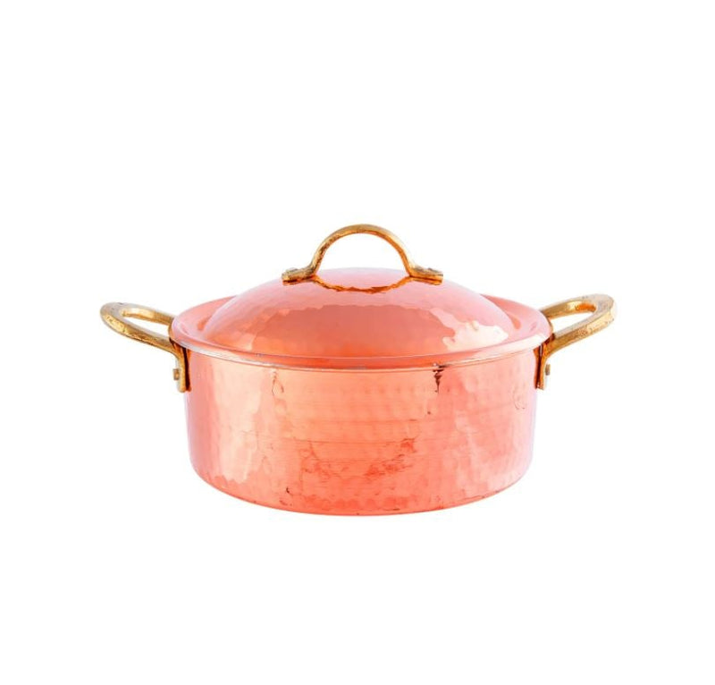 KARACA MESOPOTAMIA Casserole en cuivre avec couvercle 18 cm