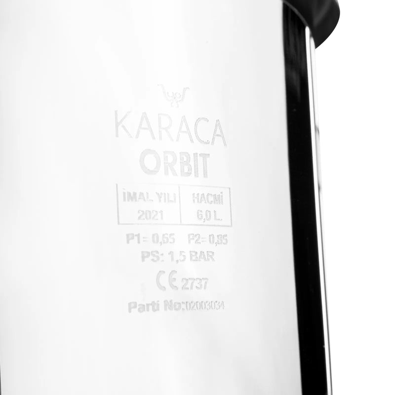 KARACA ORBIT 4+6 Litres Set de cocotte-minute noir KARACA PERFECT GRAY 4+6 Litre Düdüklü tencere seti KARACA ORBIT 4+6 Liter Schnellkochtopf-Set