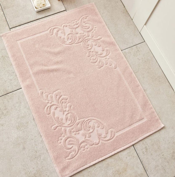 KARACA HOME OLEMA Rose serviette "pieds secs" 50x70 cm - PUDRA ayak Havlusu 50x70 cm