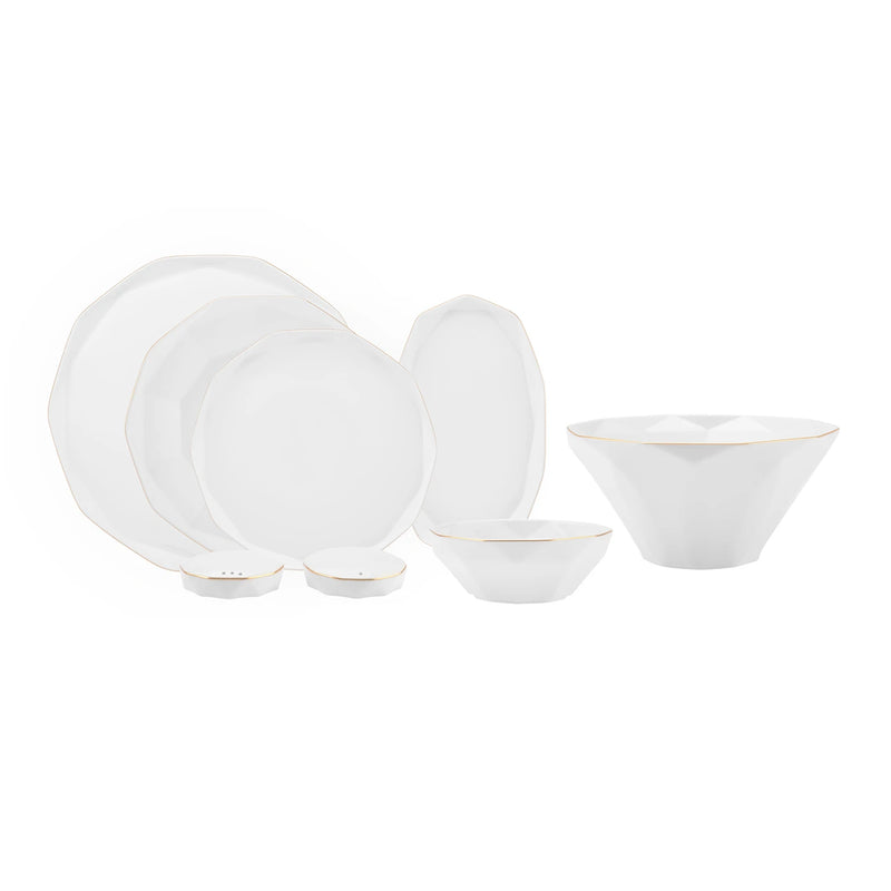 KARACA STREAMLINE ELMAS Tafelservice 57 Teile 12 Personen