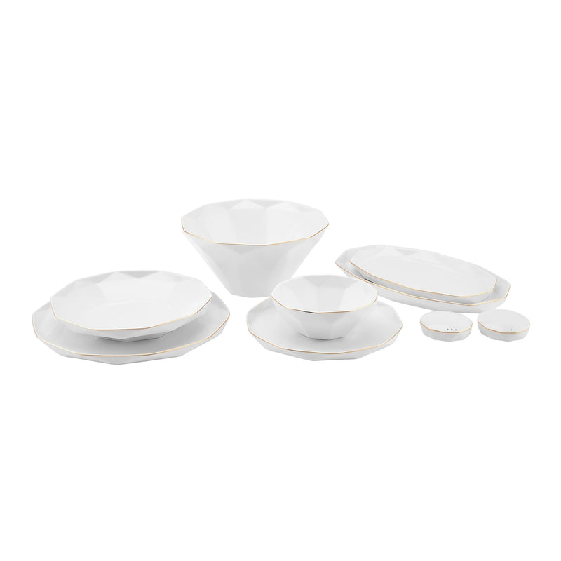 KARACA STREAMLINE ELMAS Tafelservice 57 Teile 12 Personen