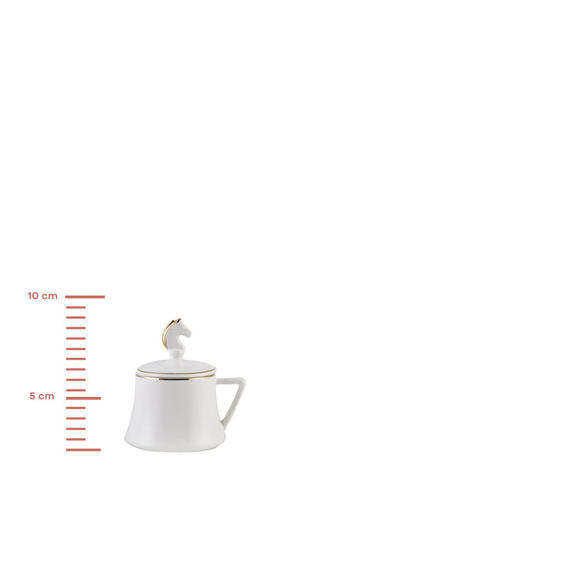 KARACA SATRANÇ/ÉCHECS Set de tasses à café 18 pièces 6 personnes - 18 Parça 6 kişilik kahve fincan takımı