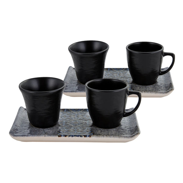 KARACA CUBA Set de tasses à café 2 personnes 6 pièces - 2 Kişilik 6 parça kahve fincanı takımı - Bella Home