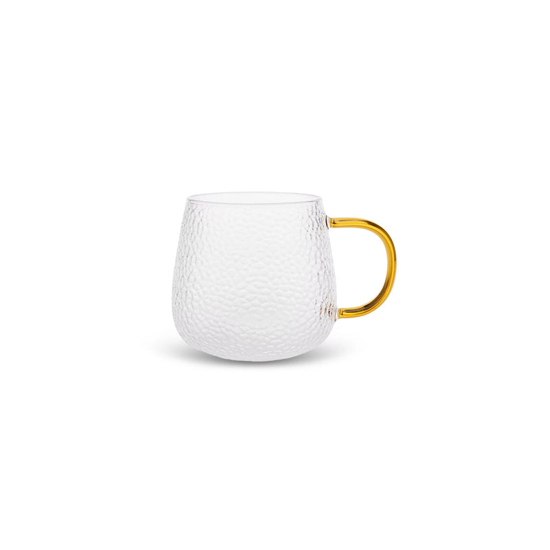 KARACA PETEK Lot de 2 Mugs en verre borosilicate 400 ml