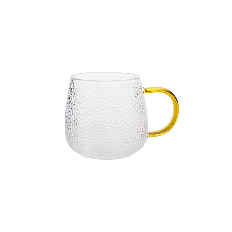 KARACA PETEK Lot de 2 Mugs en verre borosilicate 400 ml