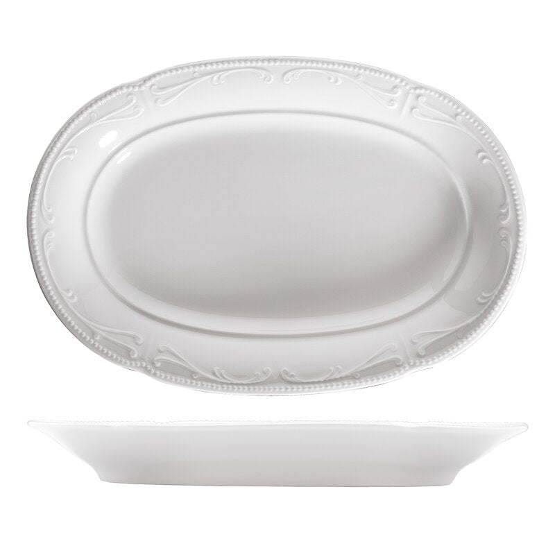 KUTAHYA PORCELAINE CAPRICE parca yemek takimi Service de table crème 12 personnes 83 pièces