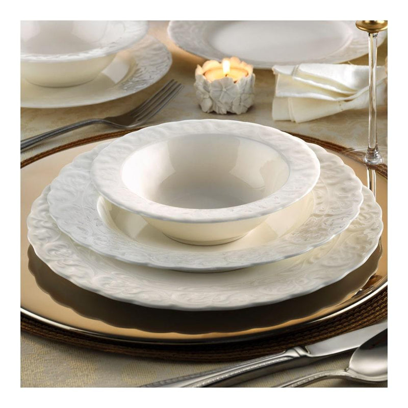 KUTAHYA PORCELAINE BONE AMORE BASAK Service de table 6 personnes 24 pièces - 24 Parca 6 kisilik yemek takimi