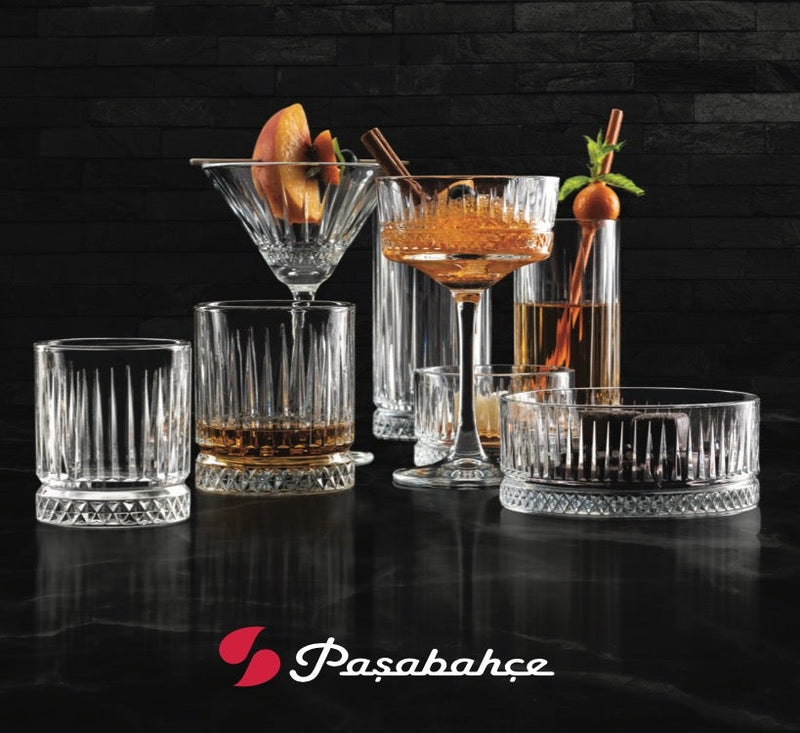 PAŞABAHÇE ELYSIA DRINK Lot de 4 verres de 355 ml - 4'lü Meşrubat Bardağı