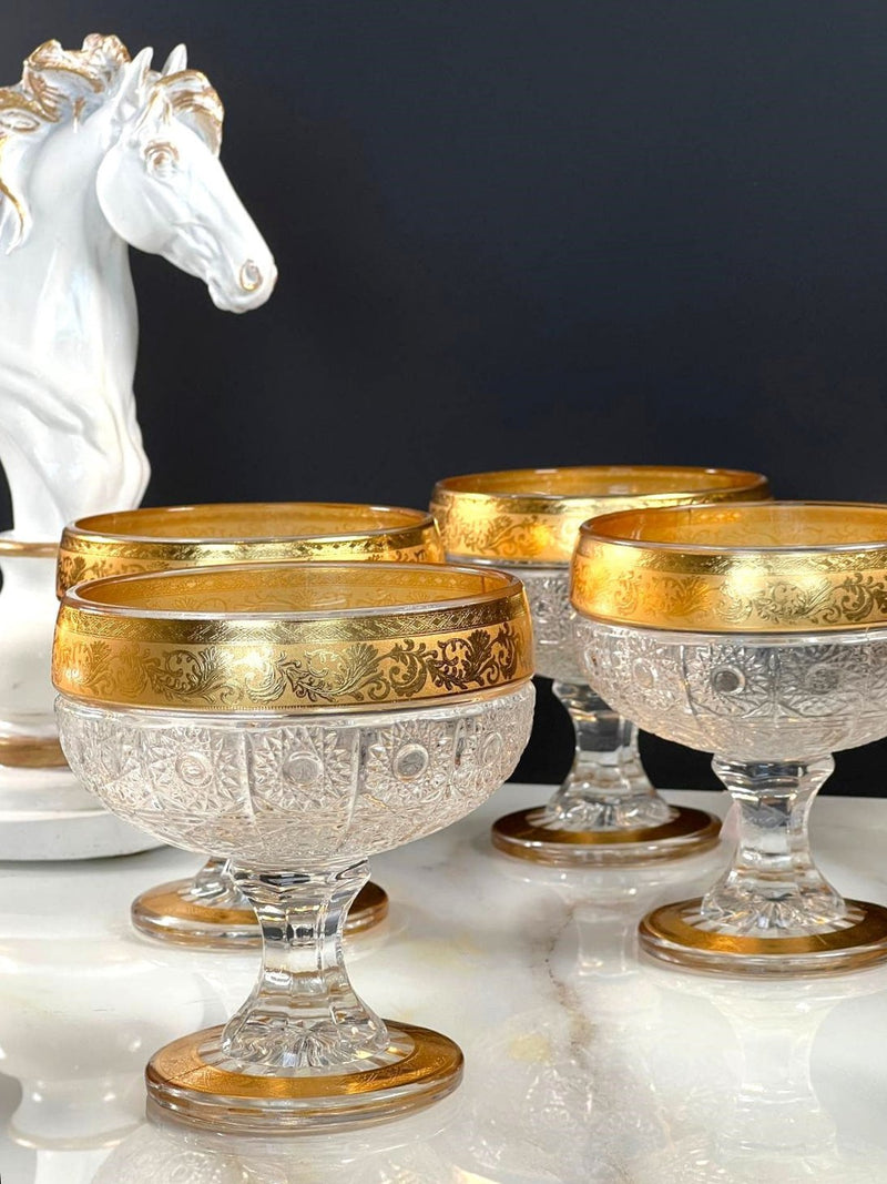 TREND HOME GOLD Set bestehend aus 6 Eisbechern