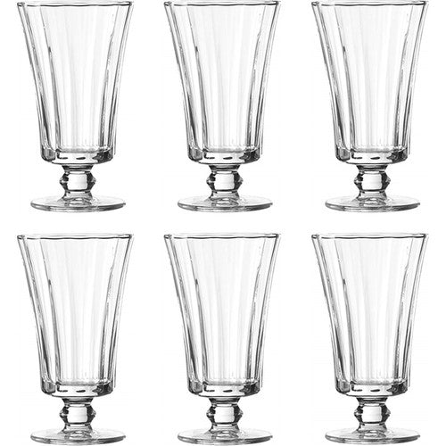 PAŞABAHÇE DIAMOND Lot de 6 petits verres à pied 130 ml - Bella Home