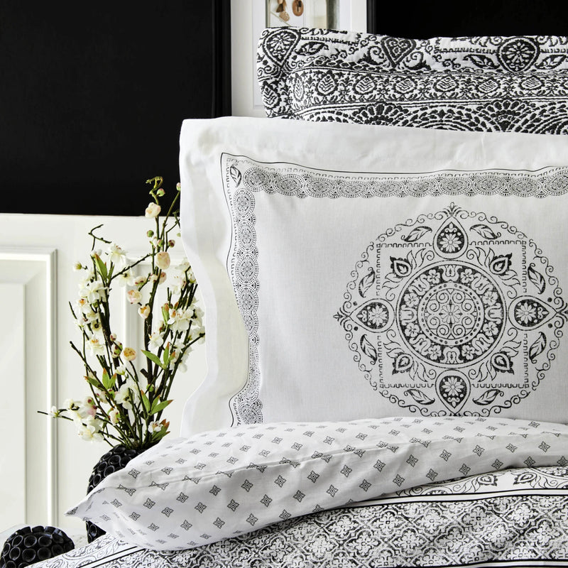 KARACA HOME BONAR  Ensemble de linge de linge de lit complet noir KARACA HOME BONAR  Siyah çift kişilik winter komple  set  KARACA HOME BONAR  Schwarzes Doppel-Winter-Komplettset 